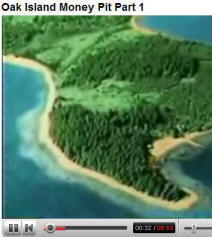 Das Buch der Mysterien and more.  Oak Island Mystery video TV shows about Oak Island on YouTube [new window]