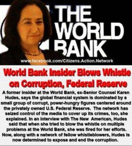 Karen Hudes World Bank Whistle Blower.